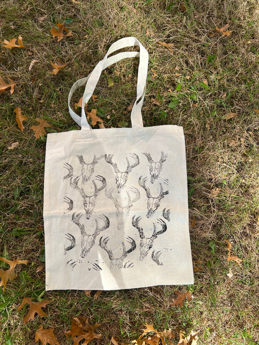 Deer Skull Tote